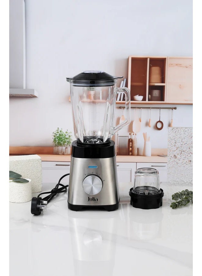 Julia GLASS ELECTRIC 2 IN 1 BLENDER – 1.5L | POWERFUL, DURABLE, AND VERSATILE - Image 1